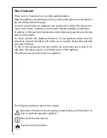 Preview for 2 page of Electrolux SANTO Z 9 18 42-4 I User Manual