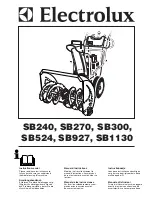 Preview for 1 page of Electrolux SB1130 Instruction Manual