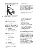 Предварительный просмотр 58 страницы Electrolux SB315N User Manual