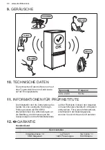 Предварительный просмотр 24 страницы Electrolux SB318NFCN User Manual