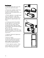 Preview for 17 page of Electrolux SC361W10 User Manual