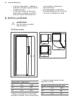 Предварительный просмотр 54 страницы Electrolux SC390ICN User Manual