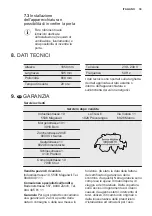 Предварительный просмотр 39 страницы Electrolux SG231N User Manual