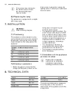 Предварительный просмотр 50 страницы Electrolux SG231N User Manual