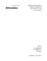 Electrolux SG245N10 User Manual preview