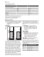 Preview for 50 page of Electrolux SG254N12 User Manual