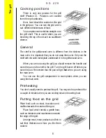 Предварительный просмотр 8 страницы Electrolux SG429 Operating And Installation Instructions