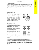 Предварительный просмотр 11 страницы Electrolux SG429 Operating And Installation Instructions