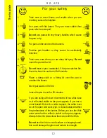 Предварительный просмотр 12 страницы Electrolux SG429 Operating And Installation Instructions