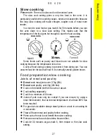 Предварительный просмотр 27 страницы Electrolux SG429 Operating And Installation Instructions