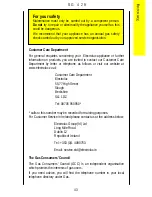 Предварительный просмотр 43 страницы Electrolux SG429 Operating And Installation Instructions