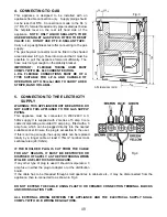 Предварительный просмотр 49 страницы Electrolux SG429 Operating And Installation Instructions