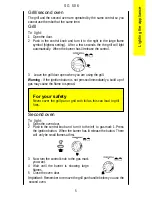 Предварительный просмотр 5 страницы Electrolux SG506 User Manual