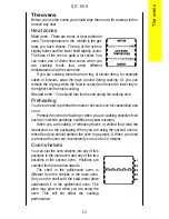 Предварительный просмотр 13 страницы Electrolux SG506 User Manual