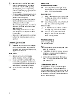 Preview for 6 page of Electrolux SHM 305 Instruction Book