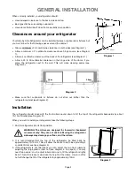 Preview for 5 page of Electrolux Side-By-Side Refrigerator Care And Use Information