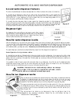 Preview for 15 page of Electrolux Side-By-Side Refrigerator Care And Use Information