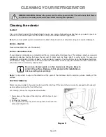 Preview for 19 page of Electrolux Side-By-Side Refrigerator Care And Use Information