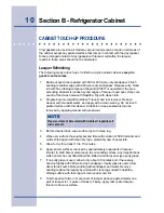 Preview for 18 page of Electrolux Side by Side Refrigerator Service Manual