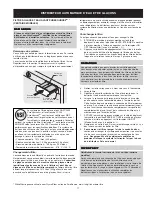 Preview for 67 page of Electrolux Side by Side Refrigerator Use & Care Manual