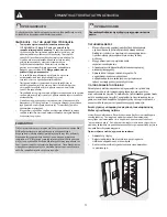 Preview for 99 page of Electrolux Side by Side Refrigerator Use & Care Manual