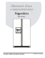 Preview for 118 page of Electrolux Side by Side Refrigerator Use & Care Manual