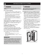 Preview for 120 page of Electrolux Side by Side Refrigerator Use & Care Manual