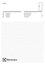 Preview for 1 page of Electrolux SK231 User Manual