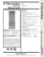 Preview for 1 page of Electrolux SMART 726378 Specification Sheet