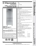 Electrolux SMART 726482 Specification Sheet preview