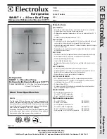 Electrolux SMART 726489 Specification Sheet preview