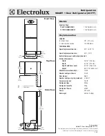 Preview for 2 page of Electrolux SMART 726677 Specification Sheet