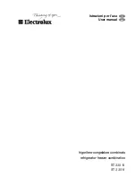 Preview for 1 page of Electrolux ST 23010 User Manual