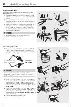 Предварительный просмотр 8 страницы Electrolux STAR-EFLS210TIW Installation Instructions Manual