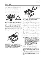 Предварительный просмотр 9 страницы Electrolux Steam System EWF 167583 W User Manual