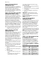 Предварительный просмотр 10 страницы Electrolux Steam System EWF 167583 W User Manual