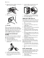 Предварительный просмотр 18 страницы Electrolux Steam System EWF 167583 W User Manual