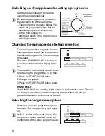Предварительный просмотр 14 страницы Electrolux Swissline GL EWF 1280 User Information