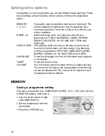 Предварительный просмотр 22 страницы Electrolux Swissline SL EWF 1880 User Information