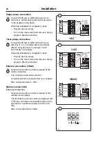 Предварительный просмотр 20 страницы Electrolux T4190 Installation Manual