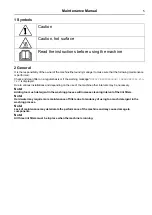 Preview for 5 page of Electrolux T5190LE Maintenance Manual