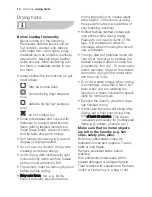 Preview for 14 page of Electrolux TAL1E100 User Manual