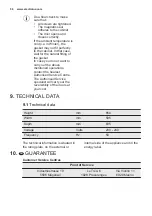 Предварительный просмотр 56 страницы Electrolux TC 152 User Manual