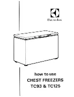 Preview for 1 page of Electrolux TC125 User Manual