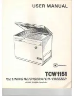 Preview for 2 page of Electrolux TCW 1151 User Manual