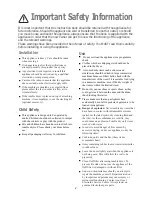 Preview for 2 page of Electrolux TDC 1000 W Instruction Booklet