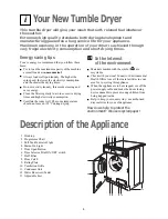 Preview for 4 page of Electrolux TDC 1000 W Instruction Booklet