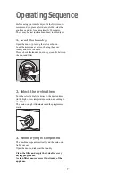 Preview for 7 page of Electrolux TDC 1000 W Instruction Booklet