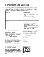 Preview for 10 page of Electrolux TDC 1000 W Instruction Booklet