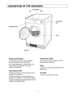 Предварительный просмотр 5 страницы Electrolux TDV 850 Instruction Book